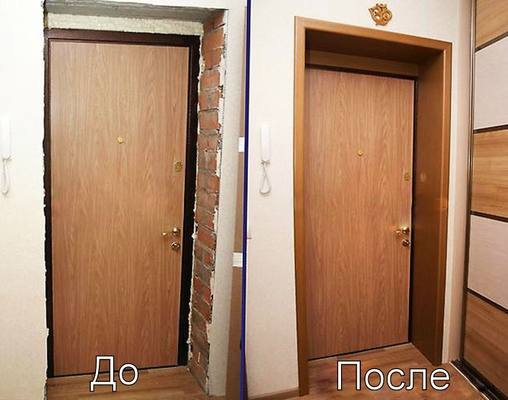 Отделка дверных проемов